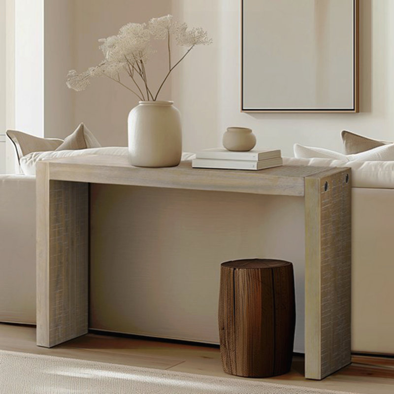 Console de 54 po, 32" H x 15" W x 54" D, Naturel