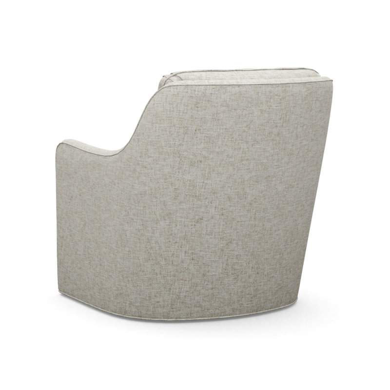 Barclay Butera Upholstery Swivel Armchair, Beige/Tan