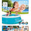Plastic Round Inflatable Pool 51cm H x 183cm W x 0cm L