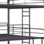 Lit superposé triple Furniture, noir-428299017
