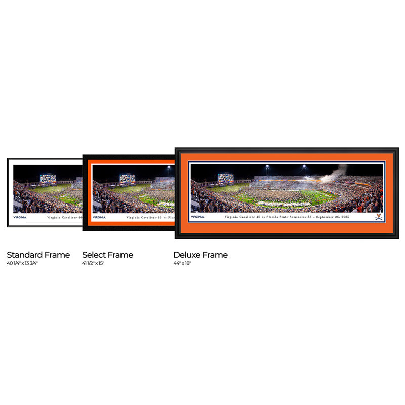 Virginia Cavaliers Football, Storm the Field - Select Frame