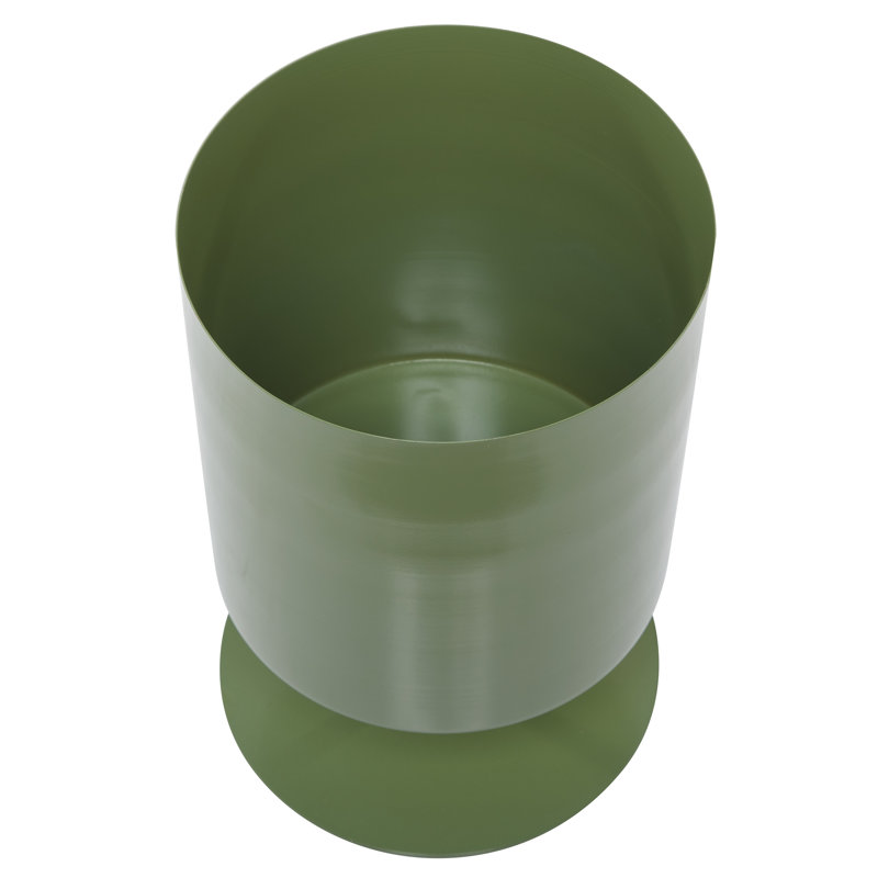 Ensemble de pots à fleurs en métal 3 pièces Gabriele, Vert