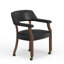 Chaise avec accoudoirs avec roulettes Amaiah-1697552421