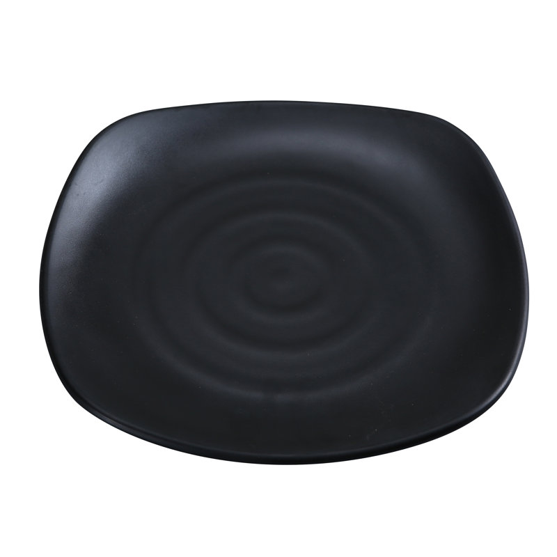 Black Pearl New Square Melamine Dinner Plate