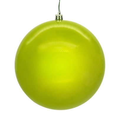  4" Celadon Pearl Seamless Ball UV Drilled. Includes 6 ornaments per box.