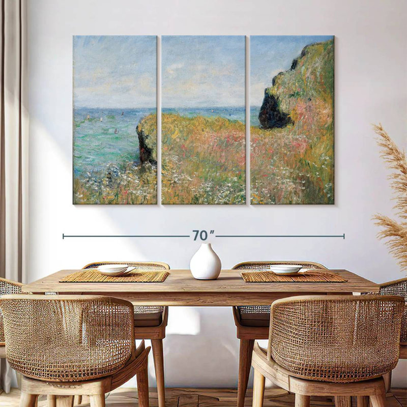Gillard bord de la falaise Pourville, H 42 po x l 65 po