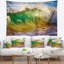 Ocean turning green tapisserie Seascape-28484333