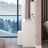 41" Large Left Bedside Cabinet Vanity Table+Cushioned Stool, Extra Large Touch Control LED Mirror-114233189