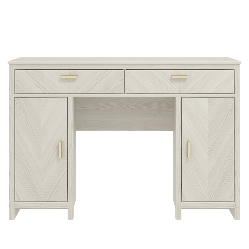 Bonnie Modern Dressing Table, White Oak