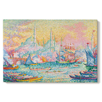 The Golden Horn, Constantinople-Paul Signac-Gallery Wrapped Canvas-1907