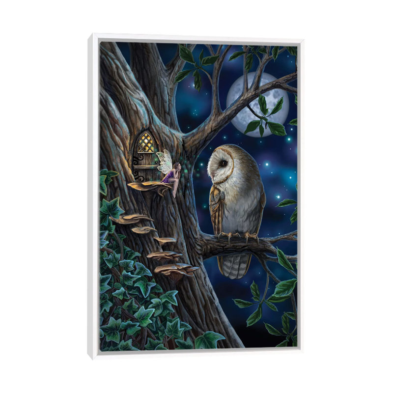 « Fairy tales » par Lisa Parker-impression d’art graphique, H 60 po x l 40po x P 1,5 po, Toile blanche encadrée, Pas de tapis