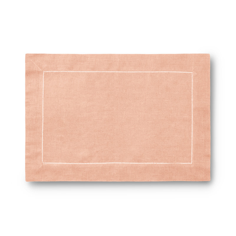 Festival Linen Rectangle Placemats, Cameo