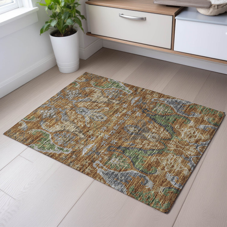 Premium Machine Washable Gurubaksh AMF1153 Global Rug