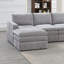 Ensemble de canapé modulaire en L 5 pièces Contemporary-1375238404
