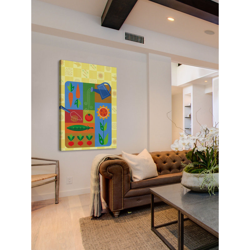 « jardinage »-impression sur toile enroulée, 60" H x 40" W x 1.5" D