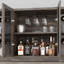Bar à vin avec rangement et porte-bouteilles