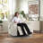 Microfiber/Microsuede and Wood Frame Power Lift Recliner with Heated Massage -1892426932