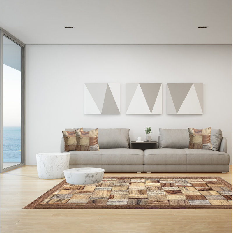 Geogory Geometric Area Rug, Rectangle 155 x 230cm