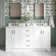 Freitas 66'' Solid Wood Double Bathroom Vanity with 1.5'' White Quartz Top, Rectangular Sinks
