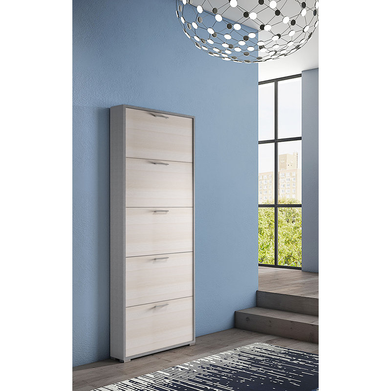 Flip Down Shoe Storage, Brown