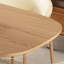 Table de salle à manger en bois naturel crème chaud et robuste-104594590