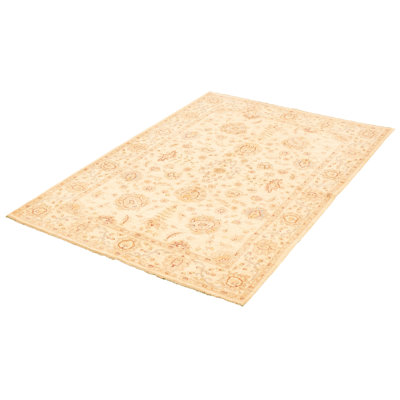 One-of-a-Kind 5'7" X 7'11" New Age Wool Area Rug in Cream