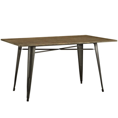 Modway Alacrity 59-inch Rectangle Wood Dining Table