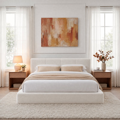 Lit plateforme tapissier Luxurious