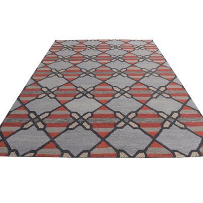 Tapis gris 8 x 10 Pineland