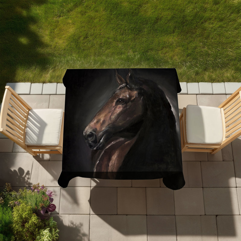 Spirit the Horse Tablecloth - Rustic Indoor/Outdoor Decor