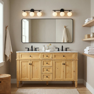 Ensemble de meuble-lavabo double 60 "Rivers
