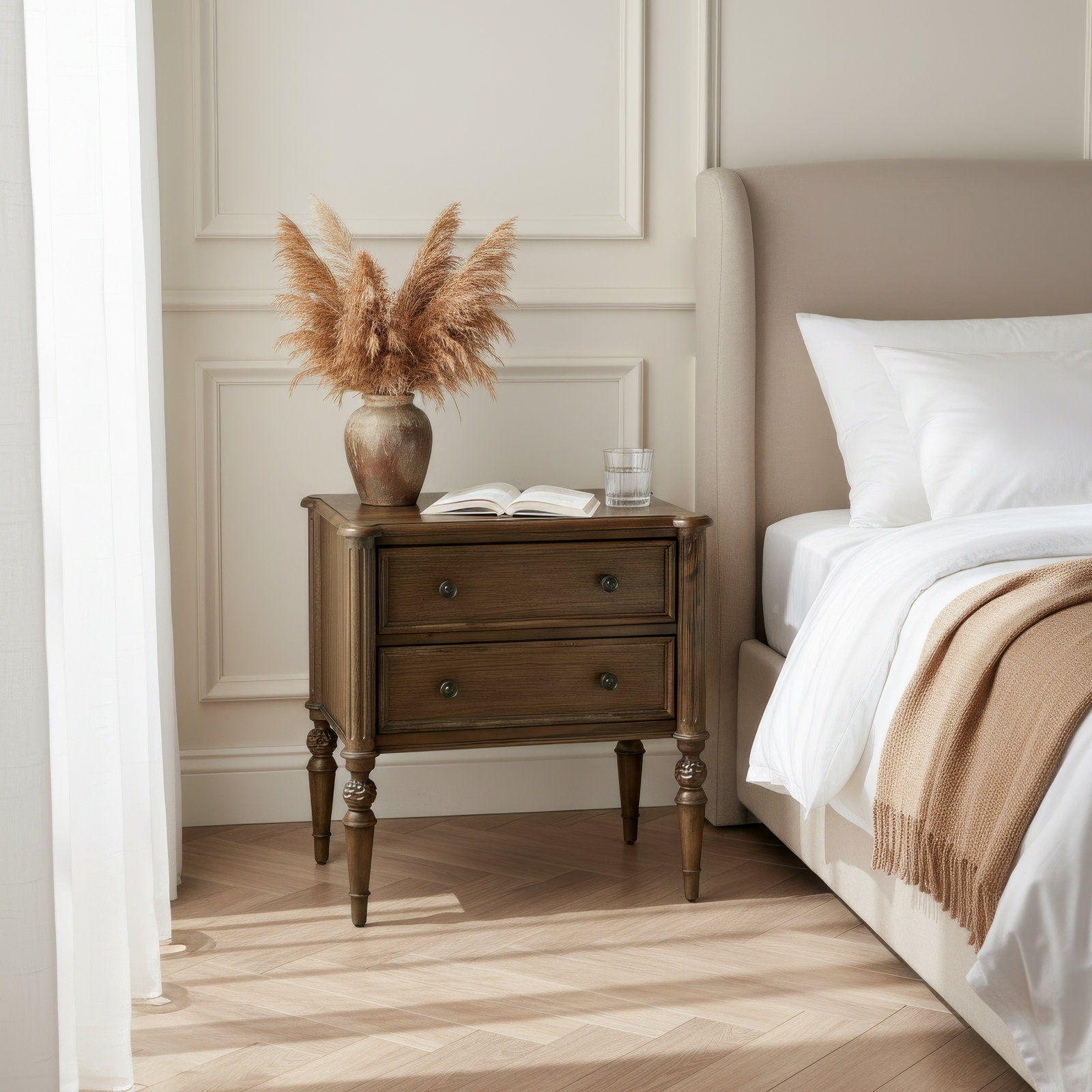 2-Drawer Accent Chest, Brown
