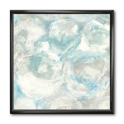 «Pale Blue Shade III», reproduction sur toile encadrée