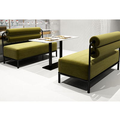 Restaurant Dessert Shop Coffee Shop Bar Bench Leathaire Upholstered Bench