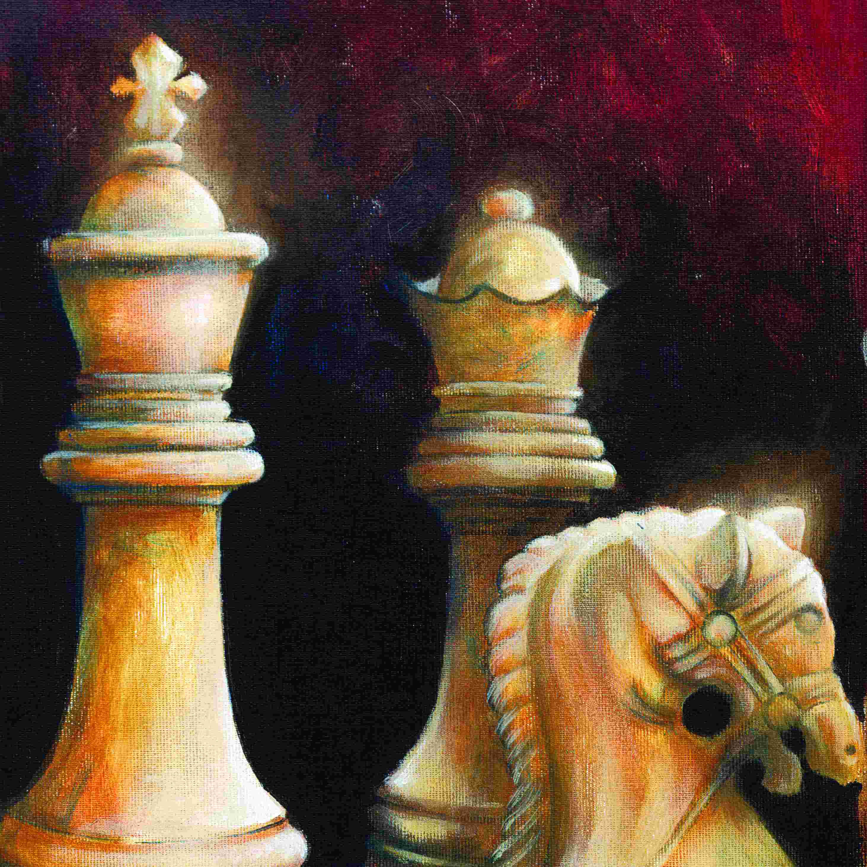 Think Chess Game Motivational Saying Wall Art Print Decor 