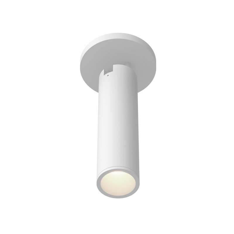Lorna 1 - Light LED Flush Mount, 9.5" H x 4.38" W x 4.38" D, 10 W, White