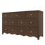 Commode 7 tiroirs Sutton, noyer-1590567558