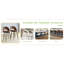 360, rotatif, tissu brun, de 2, chaises de bar, pieds en métal noir, bureau à domicile, terrasse - confort, fonctionnalité, bureau
