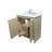 31'' Single Bathroom Vanity with Engineered Stone Top