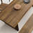 Modern Walnut Rectangular Solid Wood Dining Table-513582899