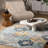 Kymiere Abstract Area Rug in Blue/Mustard Yellow-893446829