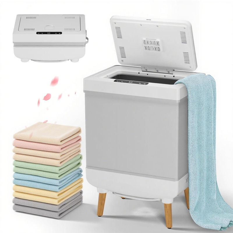 Towel Warmer Bucket, 35 L Towel Dryer Heater Blanket Warmer with Heating & Drying Modes, Led Display, Timer & Auto Shut Off, Compact for Bathrooms, Spas, Apartments