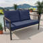 Causeuse en osier avec coussin Outdoo-626265025