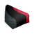Gris acier / noir / rouge