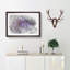 Wild Purple Orchid Flowers in Abstract - Picture Frame Graphic Art Print-55768632-55768633
