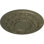 Médaillon de plafond Endurathane Viceroy, DE 35 1/8 po x P 4 7/8 po x P 2 1/2 po (convient aux auvents jusqu'à 4 7/8 po), fini noir de jais peint à la main