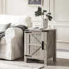 Gracie Oaks Clairese 24'' Tall Farmhouse End Table With Charging ...