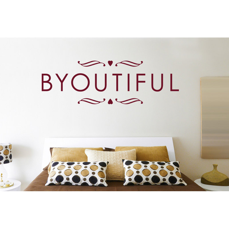 Wall Decal, Medium, Burgundy