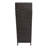 Keaton Modern 24.13-Gallon All-Weather Wicker/Metal Lidded Hideaway Outdoor Trash Can-103764196