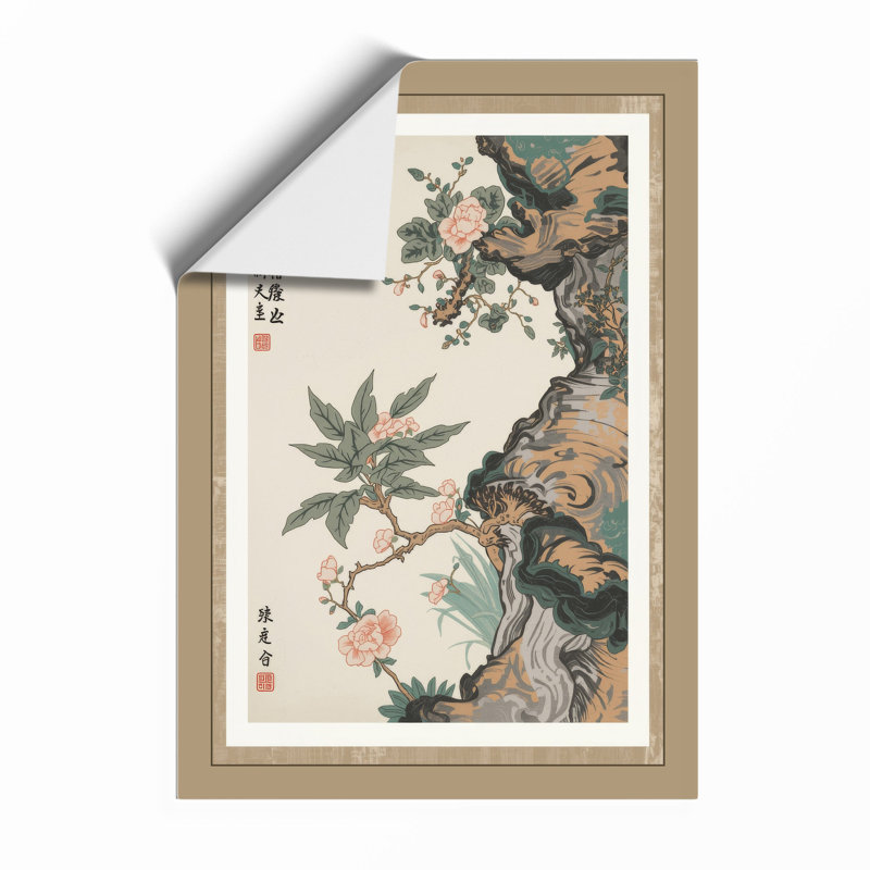 Branches In Bloom Japandi - Print, Unframed, A2 - 59.4 x 42.0 cm